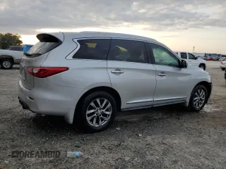 2013 Infiniti JX35 with VIN 5N1AL0MM5DC332332, listed as a Copart auction lot 75879244 with 159,209 mi miles and Salvage Title. Bid and sale history available at carsss.com. Image 3.