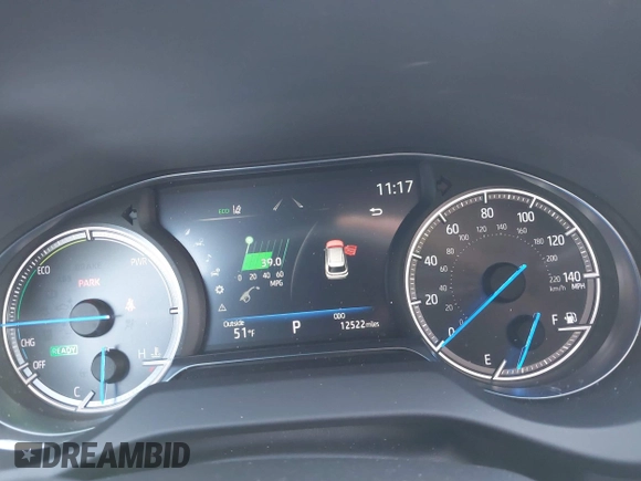 2024 Toyota Venza LE with VIN JTEAAAAH6RJ168269, listed as a IAAI auction lot 41713014 with 12,522 mi miles and . Bid and sale history available at DreamBid. Image 7.