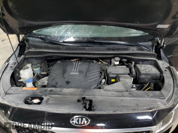 2016 Kia Sedona L with VIN KNDMA5C13G6184549, listed as a Copart auction lot 48120105 with 59,786 mi miles and Salvage Title. Bid and sale history available at DreamBid. Image 12.