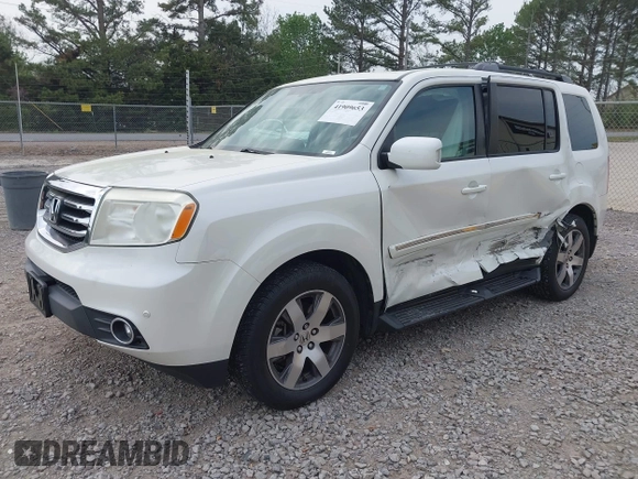 2014 Honda Pilot Touring with VIN 5FNYF4H93EB023602, listed as a IAAI auction lot 41909653 with 162,118 mi miles and . Bid and sale history available at carsss.com. Image 6.