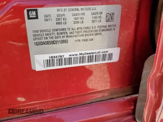 2012 Cadillac CTS с VIN 1G6DA5E50C0110893, выставлен на аукционе Copart как лот 66694795 с пробегом 66 710 миль миль и Списание • Salvage title. История ставок и продаж доступна на DreamBid. Изображение 13.