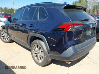 2019 Toyota RAV4 XLE Premium with VIN 2T3A1RFV4KW078806, listed as a IAAI auction lot 41877504 with 99,017 mi miles. Bid and sale history available at carsss.com. Image 3.