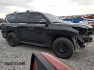 2019 Lexus LX with VIN JTJHY7AX7K4310302, listed as a Copart auction lot 82034744 with 96,980 mi miles and Salvage Title. Bid and sale history available at carsss.com. Image 4.