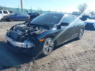 2018 Honda Civic Coupe EX-L with VIN 2HGFC3B73JH353103, listed as a IAAI auction lot 41797815 with 1 mi miles. Bid and sale history available at carsss.com. Image 18.