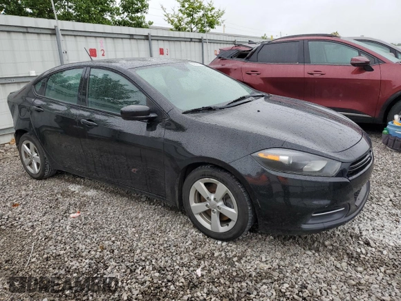 2015 Dodge Dart SXT with VIN 1C3CDFBBXFD415092, listed as a Copart auction lot 57983575 with 112,724 mi miles and Salvage title. Bid and sale history available at DreamBid. Image 4.