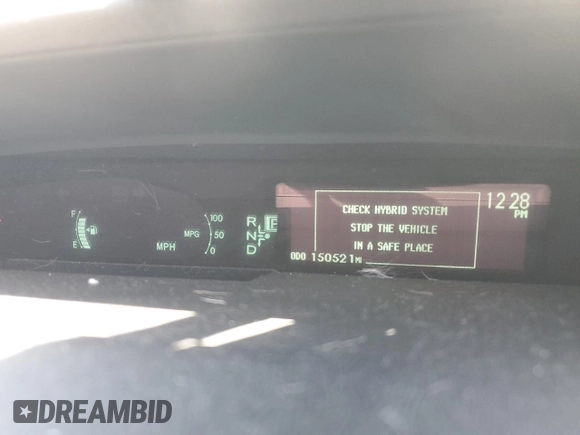 2013 Toyota Prius One z VIN JTDKN3DU7D5691061, wystawiony jako Copart lot #57721455 z przebiegiem 150 521 mil mil oraz Szkoda całkowita • Salvage title. Historia ofert i sprzedaży dostępna na DreamBid. Obrazek 9.