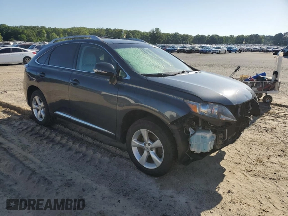 2010 Lexus RX 350 with VIN 2T2ZK1BA7AC012839, listed as a Copart auction lot 57768755 with 159,332 mi miles and Clean title. Bid and sale history available at DreamBid. Image 4.