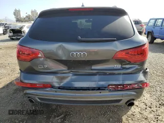 2015 Audi Q7 3.0L TDI Prestige with VIN WA1WMAFE8FD007796, listed as a Copart auction lot 46927935 with 101,847 mi miles and Salvage Title. Bid and sale history available at carsss.com. Image 6.