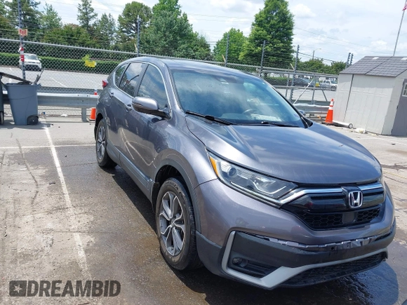 2020 Honda CR-V EX with VIN 2HKRW1H58LH407583, listed as a IAAI auction lot 42446451 with 48,476 mi miles and . Bid and sale history available at DreamBid. Image 1.