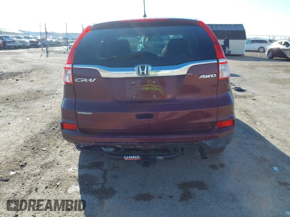 2016 Honda CR-V SE with VIN 2HKRM4H43GH660332, listed as a IAAI auction lot 41229358 with 108,833 mi miles and . Bid and sale history available at carsss.com. Image 17.