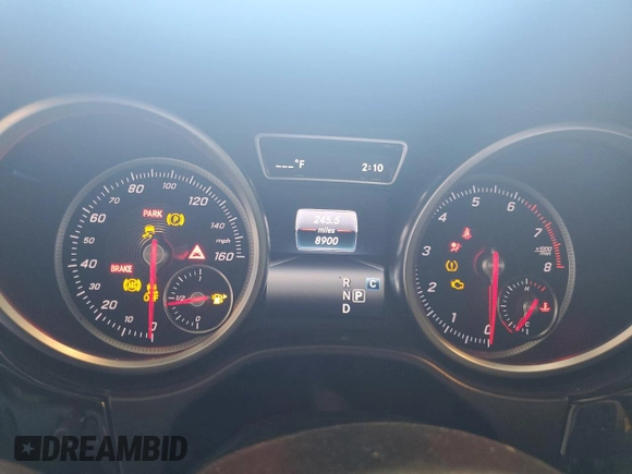 2017 Mercedes-Benz GLS 450 with VIN 4JGDF6EE5HA929769, listed as a Copart auction lot 64458923 with 8,900 mi miles and . Bid and sale history available at DreamBid. Image 9.
