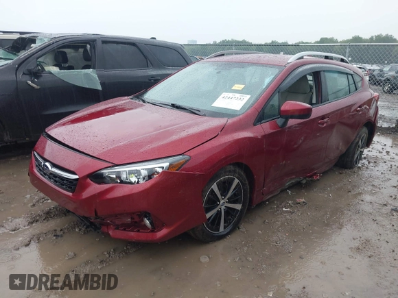 2023 Subaru Impreza Premium with VIN 4S3GTAV68P3701225, listed as a IAAI auction lot 42447232 with 42,983 mi miles and . Bid and sale history available at DreamBid. Image 17.