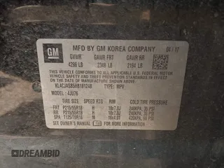 2017 Buick Encore Preferred с VIN KL4CJASB5HB181248, выставлен на аукционе IAAI как лот 42604517 с пробегом 87 610 миль миль и . История ставок и продаж доступна на DreamBid. Изображение 9.