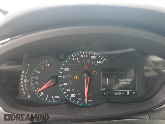 2022 Chevrolet Trax LT with VIN KL7CJPSM4NB567954, listed as a Copart auction lot 55414865 with 30,806 mi miles and Clean title. Bid and sale history available at DreamBid. Image 9.