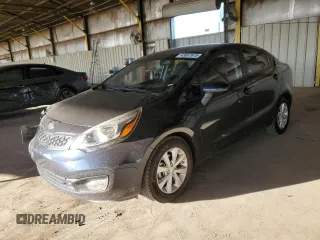 2013 Kia Rio SX with VIN KNADN4A34D6227484, listed as a Copart auction lot 43667615 with 24,942 mi miles and Salvage Title. Bid and sale history available at carsss.com. Image 1.