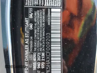 2012 Mercedes-Benz SLK 350 z VIN WDDPK5HAXCF009203, wystawiony jako Copart lot #83078254 z przebiegiem Nie podano mil oraz Szkoda całkowita • Salvage title. Historia ofert i sprzedaży dostępna na DreamBid. Obrazek 15.