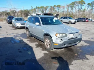 2004 BMW X3 2.5i with VIN WBXPA73444WC40518, listed as a IAAI auction lot 41385961 with 218,139 mi miles. Bid and sale history available at carsss.com. Image 1.