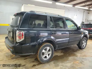 2006 Honda Pilot EX with VIN 2HKYF18496H501527, listed as a Copart auction lot 45457895 with 196,678 mi miles and Salvage Title. Bid and sale history available at carsss.com. Image 3.