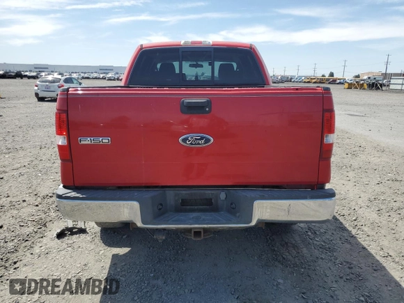 2004 Ford F-150 XLT with VIN 1FTPW14524KC06388, listed as a Copart auction lot 62964625 with 120,806 mi miles and Salvage title. Bid and sale history available at DreamBid. Image 6.