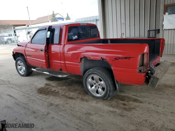 1998 Dodge Ram 1500 with VIN 1B7HF13ZXWJ128783, listed as a Copart auction lot 50028775 with 170,973 mi miles and Salvage Title. Bid and sale history available at carsss.com. Image 2.