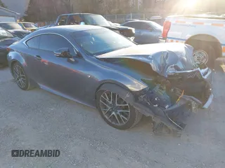 2016 Lexus RC 350 with VIN JTHHE5BC9G5014290, listed as a IAAI auction lot 41031642 with 97,133 mi miles. Bid and sale history available at carsss.com. Image 1.