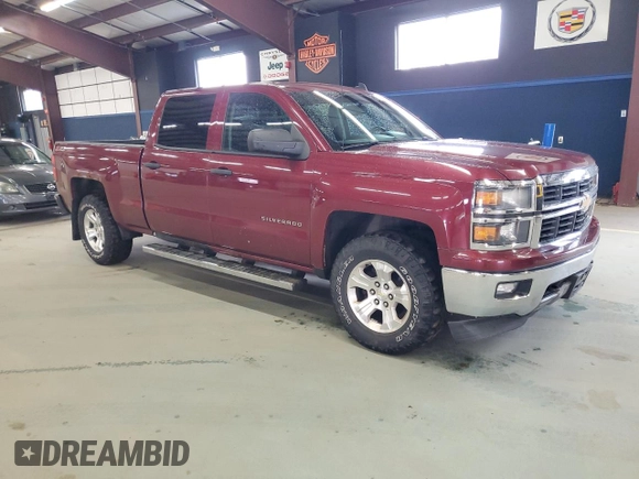 2014 Chevrolet Silverado 1500 LT with VIN 1GCUKREC9EF195006, listed as a Copart auction lot 54220595 with 165,478 mi miles and Clean Title. Bid and sale history available at DreamBid. Image 4.