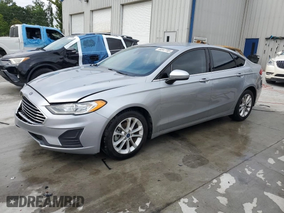 2020 Ford Fusion SE with VIN 3FA6P0H71LR207241, listed as a Copart auction lot 58347785 with 92,375 mi miles and Salvage title. Bid and sale history available at DreamBid. Image 1.
