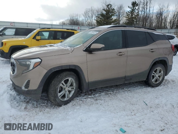 2018 GMC Terrain SLE with VIN 3GKALMEV4JL237686, listed as a Copart auction lot 44544425 with 133,609 mi miles and Clean Title. Bid and sale history available at carsss.com. Image 1.