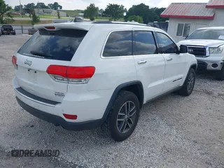 2017 Jeep Grand Cherokee Limited with VIN 1C4RJEBG4HC779411, listed as a IAAI auction lot 42383918 with 128,120 mi miles and . Bid and sale history available at DreamBid. Image 4.