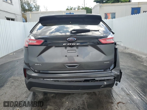 2023 Ford Edge SEL with VIN 2FMPK4J92PBA31333, listed as a Copart auction lot 53718915 with 45,217 mi miles and Salvage Title. Bid and sale history available at carsss.com. Image 6.
