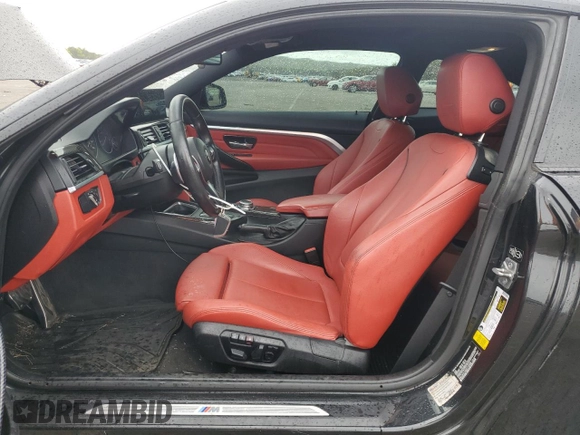 2014 BMW 4 Series 428i with VIN WBA3N7C52EF719489, listed as a Copart auction lot 57151955 with 83,805 mi miles and Salvage title. Bid and sale history available at DreamBid. Image 7.