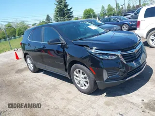 2022 Chevrolet Equinox LT z VIN 3GNAXKEV6NL110651, wystawiony jako IAAI lot #42228810 z przebiegiem 53 659 mil mil oraz . Historia ofert i sprzedaży dostępna na DreamBid. Obrazek 1.