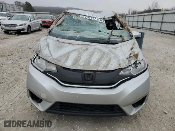 2015 Honda Fit LX with VIN 3HGGK5G52FM740860, listed as a Copart auction lot 44438335 with Not Provided miles and Salvage Title. Bid and sale history available at carsss.com. Image 5.