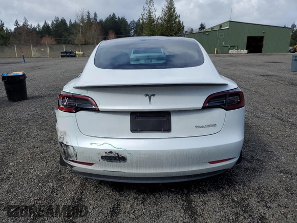 2023 Tesla Model 3 Performance with VIN 5YJ3E1EC0PF498509, listed as a Copart auction lot 50579835 with 32,327 mi miles and Salvage Title. Bid and sale history available at carsss.com. Image 6.