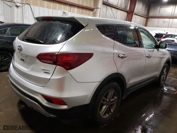 2017 Hyundai Santa Fe Sport 2.4L with VIN 5XYZTDLB5HG432088, listed as a Copart auction lot 52617295 with 120,353 mi miles and Clean Title. Bid and sale history available at carsss.com. Image 3.