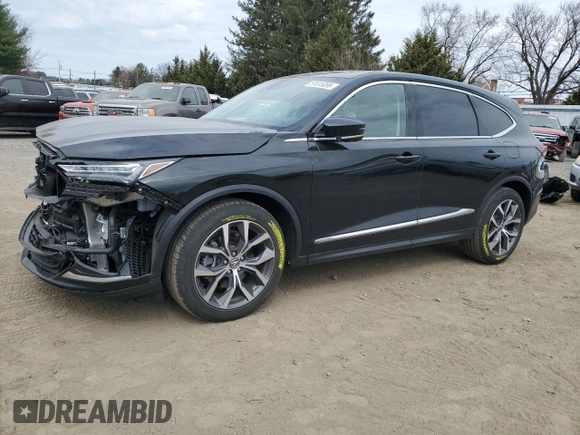 2024 Acura MDX Technology z VIN 5J8YE1H41RL018148, wystawiony jako Copart lot #51015355 z przebiegiem 16 185 mil mil oraz Szkoda całkowita • Salvage title. Historia ofert i sprzedaży dostępna na DreamBid. Obrazek 1.