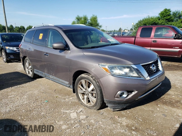 2014 Nissan Pathfinder Platinum с VIN 5N1AR2MN9EC730146, выставлен на аукционе Copart как лот 61604755 с пробегом 119 023 миль миль и Чистый • Clean title. История ставок и продаж доступна на DreamBid. Изображение 4.