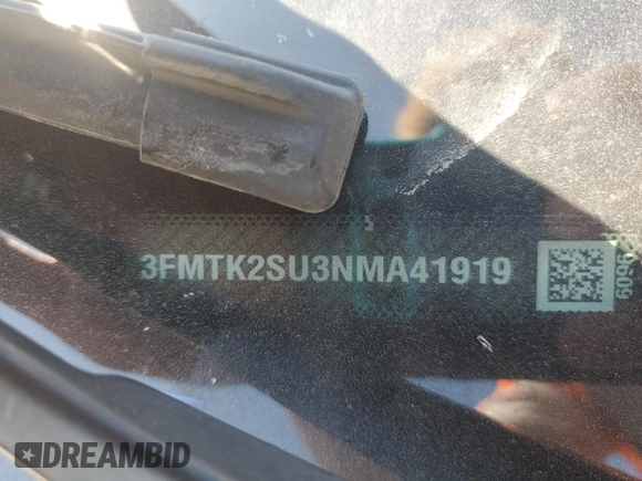 2022 Ford Mustang Mach-E California Route 1 с VIN 3FMTK2SU3NMA41919, выставлен на аукционе Copart как лот 50888535 с пробегом Не указан миль и Списание • Salvage title. История ставок и продаж доступна на DreamBid. Изображение 13.