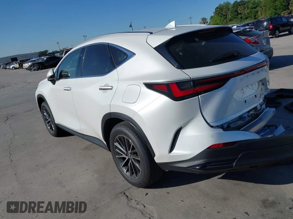 2025 Lexus NX with VIN JTJGDCAZ6S2016077, listed as a IAAI auction lot 41812436 with 6,510 mi miles. Bid and sale history available at carsss.com. Image 3.
