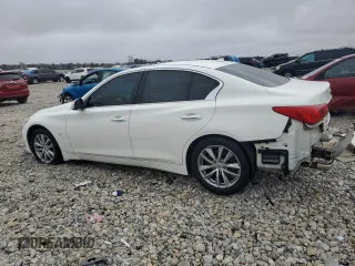 2015 Infiniti Q50 Premium with VIN JN1BV7AR7FM397615, listed as a Copart auction lot 53302205 with 73,738 mi miles and Clean Title. Bid and sale history available at carsss.com. Image 2.