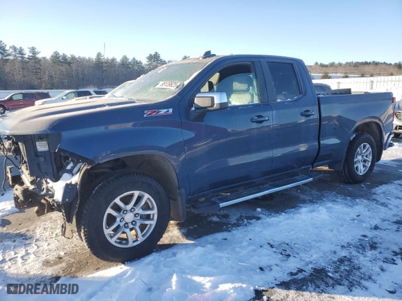 2019 Chevrolet Silverado 1500 LT with VIN 1GCRYDEDXKZ314465, listed as a Copart auction lot 88139625 with 0 mi miles and Salvage Title. Bid and sale history available at carsss.com. Image 1.