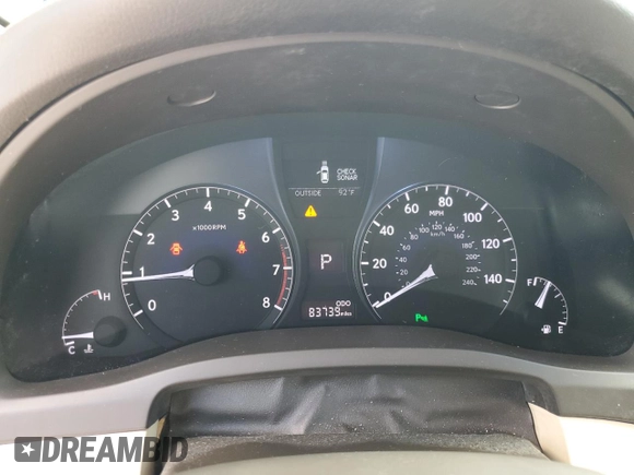 2013 Lexus RX 350 with VIN 2T2ZK1BA8DC098991, listed as a Copart auction lot 56125665 with 83,793 mi miles and Salvage title. Bid and sale history available at DreamBid. Image 9.