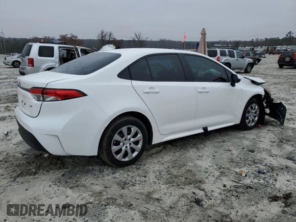 2024 Toyota Corolla LE with VIN 5YFB4MDE5RP159691, listed as a Copart auction lot 85226354 with 14,606 mi miles and Salvage Title. Bid and sale history available at carsss.com. Image 3.