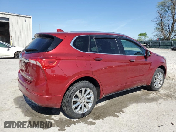 2020 Buick Envision Essence with VIN LRBFX2SA6LD124325, listed as a Copart auction lot 53081685 with 38,406 mi miles and Salvage Title. Bid and sale history available at DreamBid. Image 3.