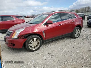 2012 Cadillac SRX Luxury Collection with VIN 3GYFNDE3XCS597753, listed as a Copart auction lot 51854555 with 183,777 mi miles and Clean Title. Bid and sale history available at carsss.com. Image 1.