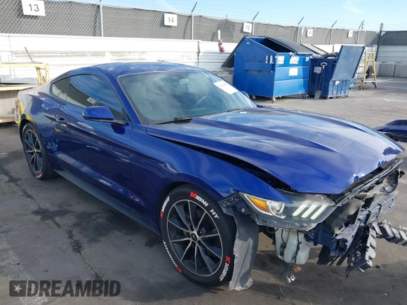 2016 Ford Mustang EcoBoost with VIN 1FA6P8THXG5243629, listed as a IAAI auction lot 41484408 with 95,222 mi miles. Bid and sale history available at carsss.com. Image 1.
