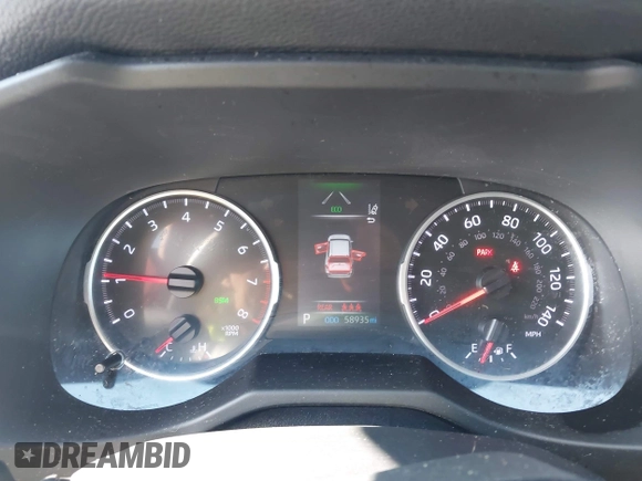 2019 Toyota RAV4 LE with VIN 2T3G1RFVXKC011400, listed as a IAAI auction lot 41957289 with 58,935 mi miles. Bid and sale history available at carsss.com. Image 7.