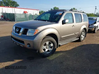 2006 Nissan Pathfinder SE with VIN 5N1AR18W96C660064, listed as a IAAI auction lot 42702343 with 198,734 mi miles and . Bid and sale history available at DreamBid. Image 17.