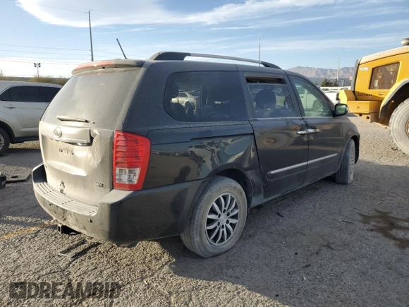 2012 Kia Sedona EX with VIN KNDMH4C72C6497063, listed as a Copart auction lot 43827905 with 171,969 mi miles and Salvage Title. Bid and sale history available at carsss.com. Image 3.