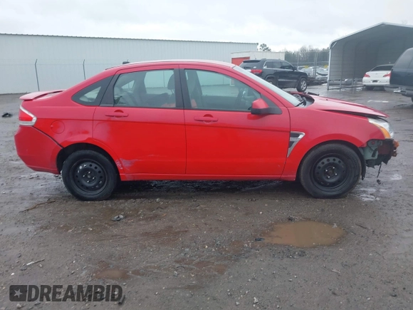 2008 Ford Focus SE with VIN 1FAHP35N88W115089, listed as a IAAI auction lot 41457094 with 256,088 mi miles. Bid and sale history available at carsss.com. Image 13.